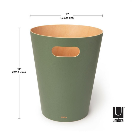 UMBRA kosz na śmieci WOODROW - spruce (082780-1095) - Umbra