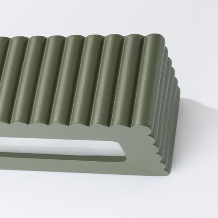 Kinkiet ceramiczny RIGATA zielony oliwkowy (SL.1888) - Sollux Lighting