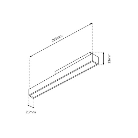 MAGNETIC TRACK 14W LED 3000K (ML8928) - Milagro
