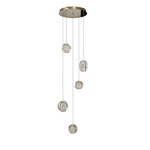 Kaskadowa lampa wisząca ściemnialna EUFORIA ROUND 5 3-STEP DIMM GO (AZ6738) Azzardo