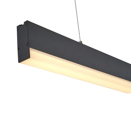 Lampa Wisząca Sigi IV LED czarna  (PL0129-BK) - Yaskr