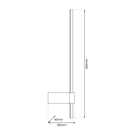 Kinkiet SWING 8W LED 3000-6000K (ML1010) - Milagro