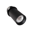 MAXLIGHT H0127 LAMPA SUFITOWA HALO D BLACK PODTYNKOWA
