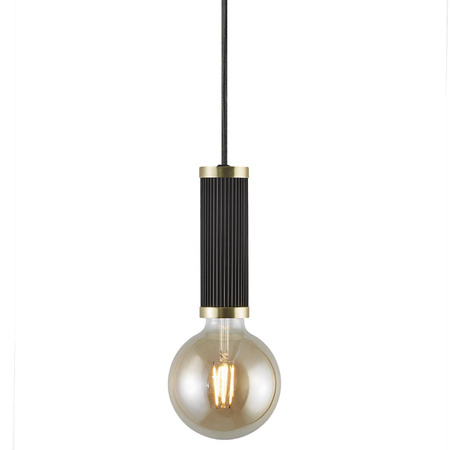 Lampa wisząca GALLOWAY Nordlux E27 40W Metal Czarny/Mosiężny