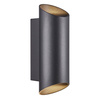 Lampa ścienna NICO Nordlux GU10 2x35W Aluminium Czarny