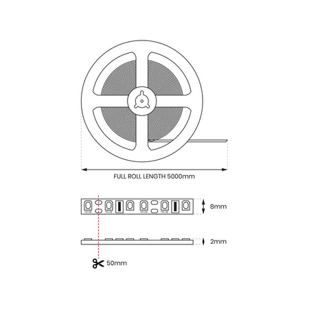 Zestaw Led RGB 5m IP54 Sterownik + Pilot (EKZ0447) - Eko-Light
