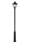 24 GARDEN POSTLAMP 1L BLACK H (108171) - Markslojd