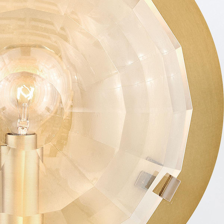 Kinkiet Leo - 1 źródło światła - Klasyczny mosiądz (QN-LEO-WB1-HB) - Quintiesse