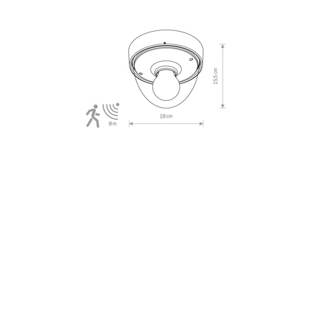 Lampa sufitowa NOOK SENSOR (7977) - Nowodvorski