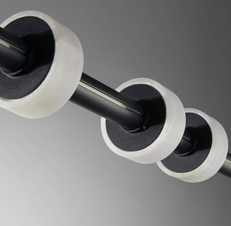 Lampa wisząca RINGO LED czarna 150 cm (ST-8955P-L) - Step into Design