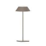 LAMPA STOŁOWA ZEWNĘTRZNA MAXLIGHT T0065 MUFFIN TAUPE IP44