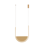 PENDANT LED LIGHT 20W 3000K,4000K GOLD-CHAMPAGNE (23167 Zambelis) - Zambelis