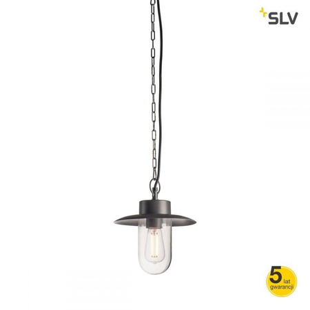MOLAT E27 wisząca, antracyt, max. 60W, IP44 - żyrandol