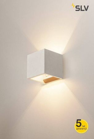 SOLID CUBE ścienna, QT14, szara max. 25W
