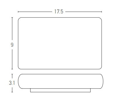 OUTDOOR WALL LIGHT LED 12W GRAPHITE (E239 Zambelis) - Zambelis