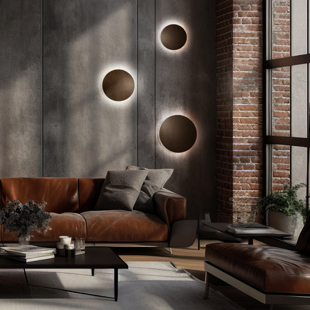 Kinkiet LUNA 2 BROWN Ø 20 (6453) - TK Lighting