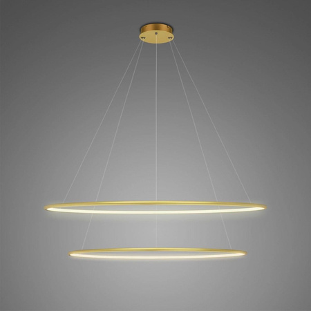Lampa Ledowe Okręgi No.2 100cm 3k złota Dali (LA074/P_100_in_3k_gold_Dali) - ALTAVOLA DESIGN
