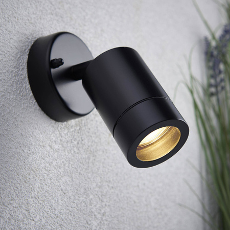 Kinkiet Palin 1lt spot wall IP44 7W (75436) - Saxby