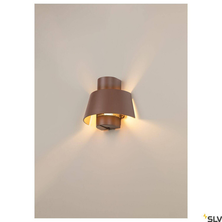 Kinkiet zewnętrzny PHOTONI kolor rdzy (1007581) - SLV