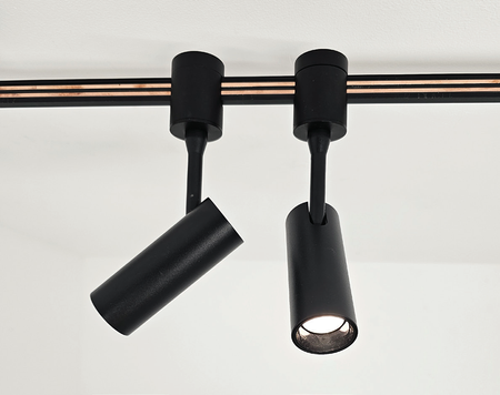 SPOT LED LIGHT 5W 3000K FOR FLEXIBLE TRACK BLACK (23184 Zambelis) - Zambelis
