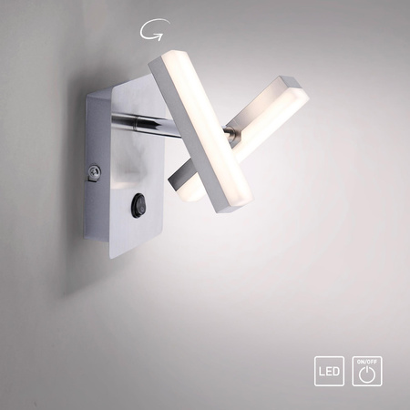 RICO KINKIET STALOWY (11276-55) - Paul Neuhaus