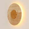 Ozdobny kinkiet z trawertynu MAXLIGHT W0417 KINKIET SUN 14W