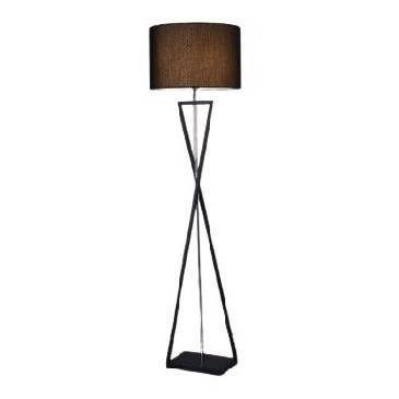 Lampa podłogowa Sand Glass czarna (Abigali-FSG-B-E27)