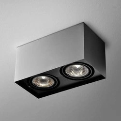 Oprawa natynkowa SQUARES 50x2 ON kol. CZARNY (45812-0000-U8-PH-12) - Aqform