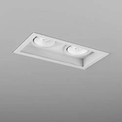 Oprawa wpuszczana SQUARES next 50x2 LED M930 36° Phase-Control kol. BIAŁY (37980-M930-F1-PH-13) - Aqform