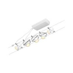System linkowy zestaw Cardan max5x10W GU5,3 Biały mat/Chrom 12V DC 60VA twszt/metal (PL94438) - Paulmann