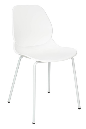Krzesło ARIA białe - polipropylen, metal (KH010100936) - King Home