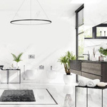 Lampa wisząca Saturno 120cm Black 65W LED (ML8864) - Milagro