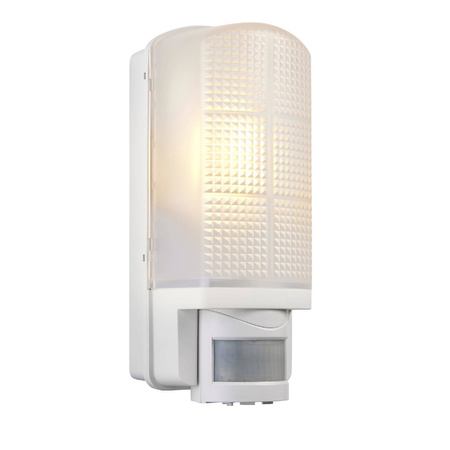 Kinkiet Motion PIR 1lt wall IP44 60W (48740) - Saxby