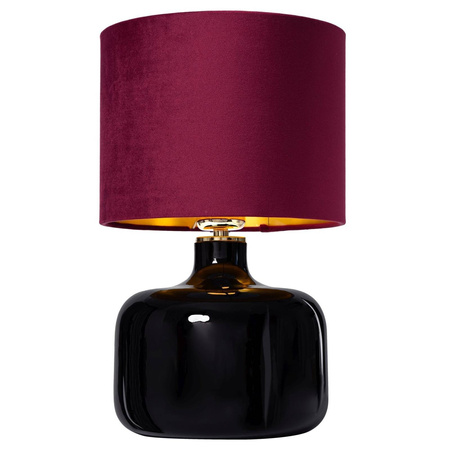 Lampa stojąca LORA CZARNY/BORDO (41058111) - KASPA
