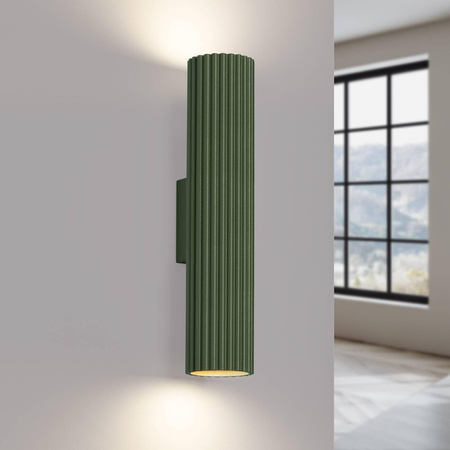 Kinkiet KARBON 30 zielony oliwkowy (SL.1615) - Sollux Lighting