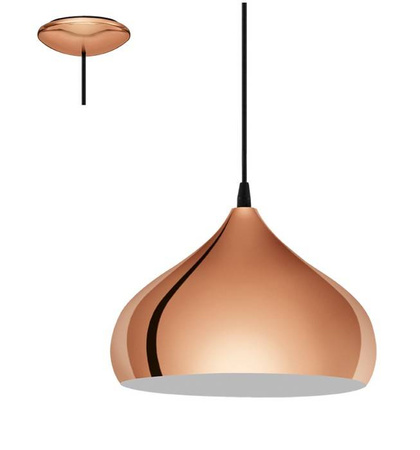Lampa wisząca HAPTON miedziana (49449 - Eglo) - żyrandol