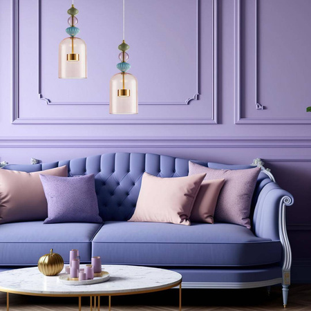 Lampa wisząca ARTE 12W LED śr. 16cm mosiądz (ML0357) - Milagro