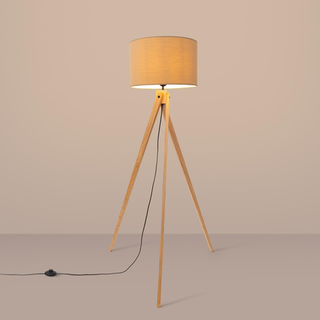 Lampa podłogowa na trójnogu  NATT taupe (SL.1905) - Sollux Lighting