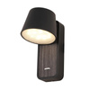 READING LIGHT LED 7W BLACK-WOOD (H61 Zambelis) - Zambelis