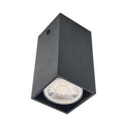 Plafon Doha - Czarny (80 mm)   (1095) - Shilo