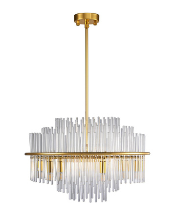 Luksusowa lampa wisząca LUXORIA złota 50*35 cm (ST-8530 gold) - Step into Design