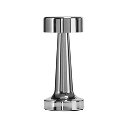 Przenośna lampa z dotykowym włącznikiem TAVOLO A  srebrna 21 cm (ST-8127T/A SILVER) - Step into Design