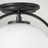 Lampa sufitowa Somerset - Czarny (QN-SOMERSET-F-O-BK) - Quintiesse