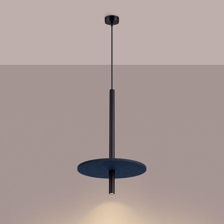 Lampa wisząca FELTRO 1 czarna/granatowa (SL.1881) - Sollux Lighting