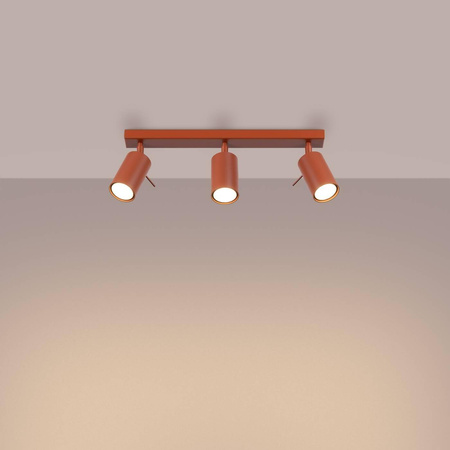 Plafon RING 3L ochra czerwona (SL.1508) - Sollux Lighting