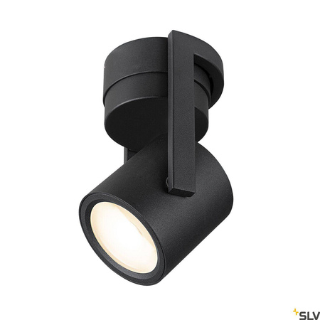 OCULUS CW, wewnętrzna oprawa ścienna i sufitowa natynkowa LED, czarna, DIM-TO-WARM, 2000-3000 K (1004664) - SLV