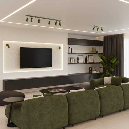 Plafon RING 3L zielony oliwkowy (SL.1502) - Sollux Lighting