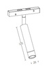 MANGETIC SPOT 5W 3000K 24° ONOFF BLACK (2093 Zambelis) - Zambelis