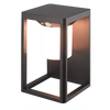 OUTDOOR WALL LIGHT LED WITH SOLAR 2W GRAPHITE (E295 Zambelis) - Zambelis