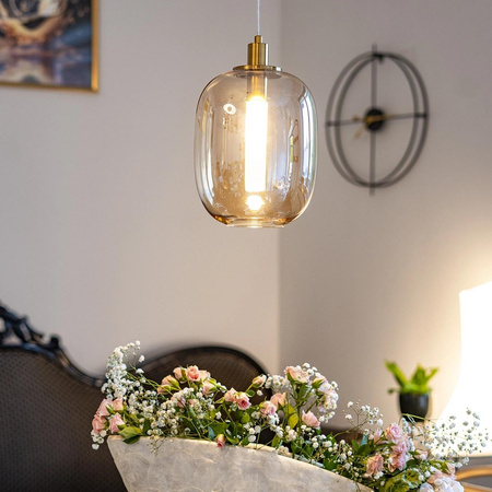 Lampa wisząca - Polar bursztynowy (LA019/P_amber) - ALTAVOLA DESIGN